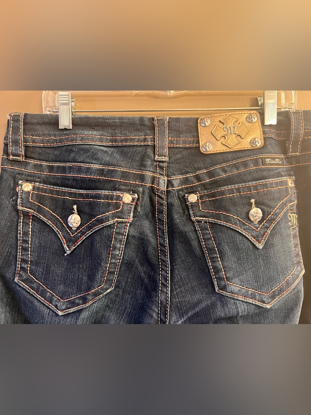 Miss Me Dark Blue Embellished Women's Jeans
